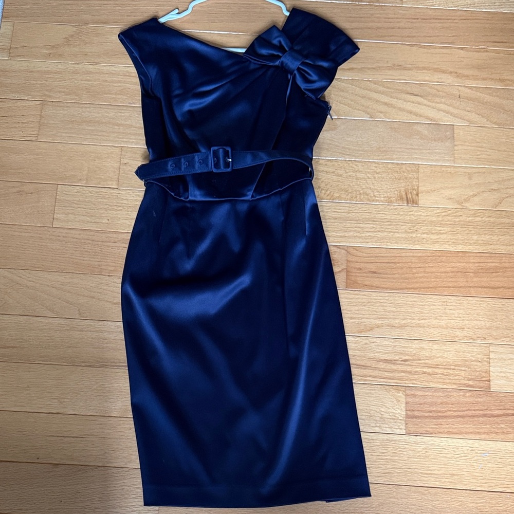 Elegant Navy Blue Dress